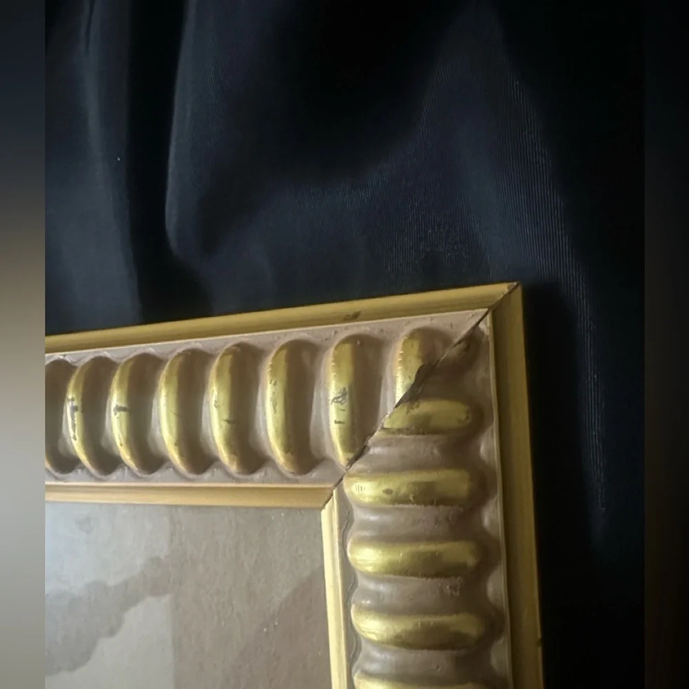 Vintage Gold Tone  Picture Frame 11x13